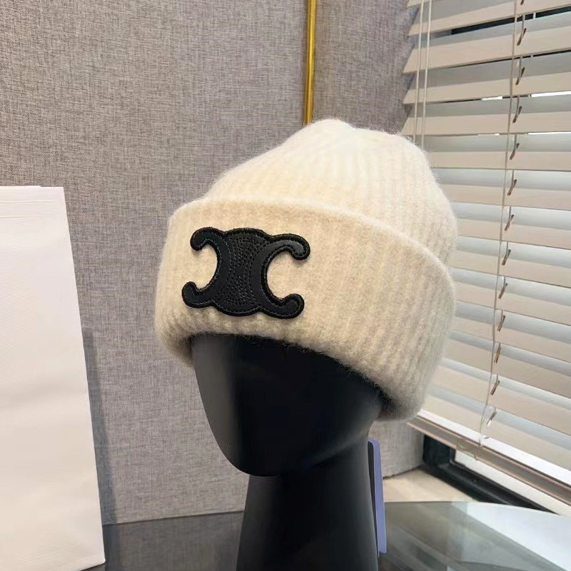 【小物】シンプルニット帽子F8439