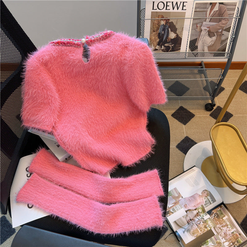 【tops】デタッチドスリーブニットセーターG23488