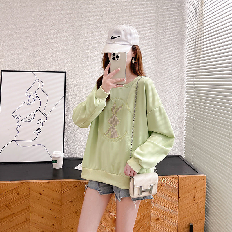 【tops】ゆったりカジュアル薄手パーカーF8260