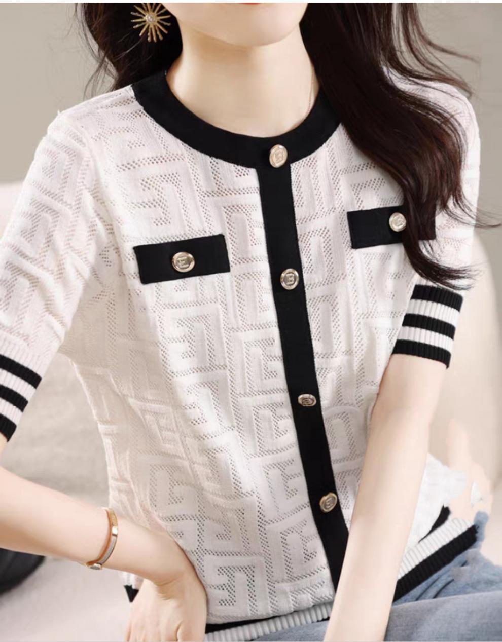【tops】合わせやすいニットTシャツG21944