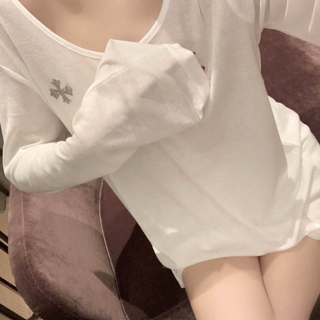 【tops】3色長袖TシャツF8021