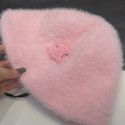 【小物】4色ふわふわサファリハットF8418