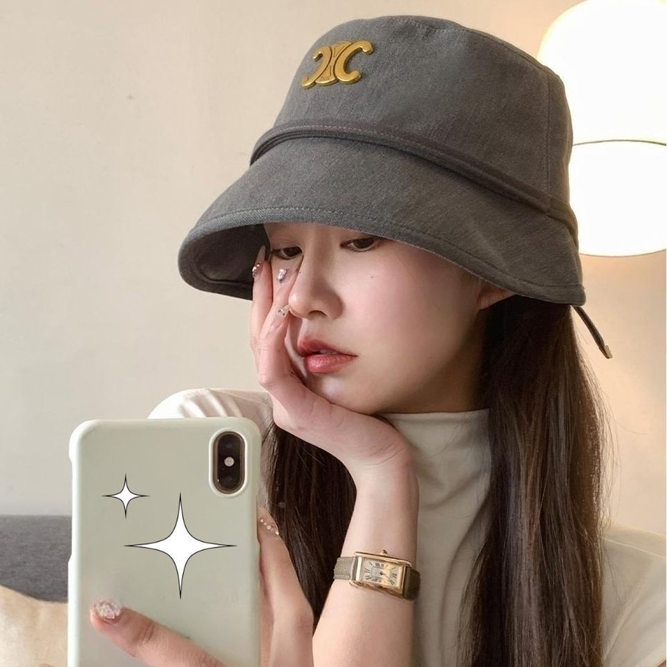 【小物】英字柄小顔効果サファリハットG21761