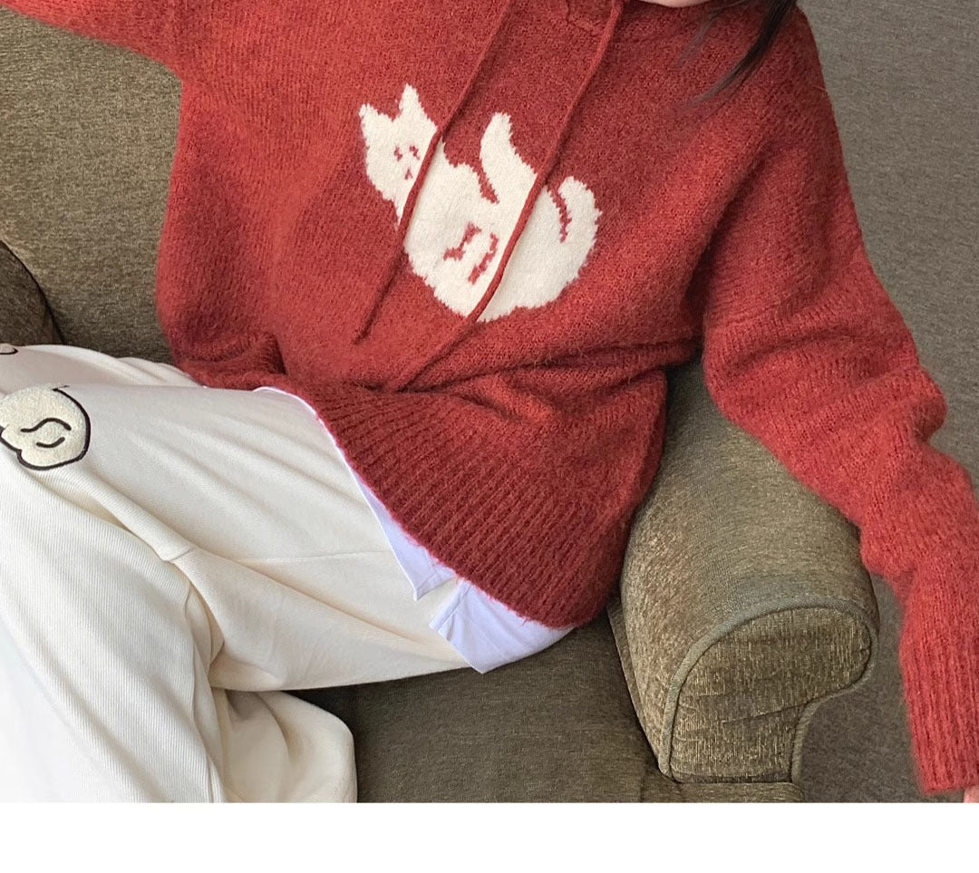 【Tops】キャラクター長袖セーターF8276