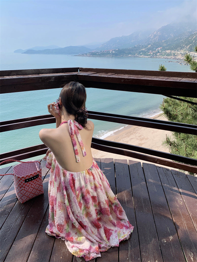 【dress】ホルターネックデートワンピースG22243