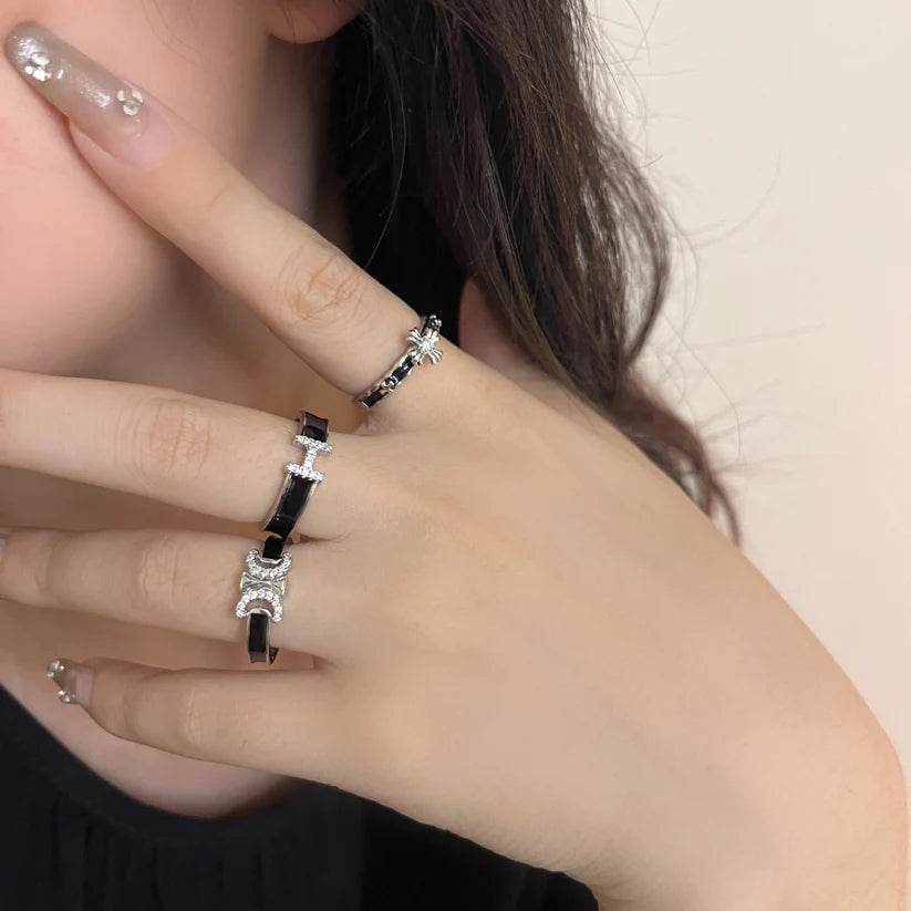 【小物】3点セット指輪アクセサリーF8409