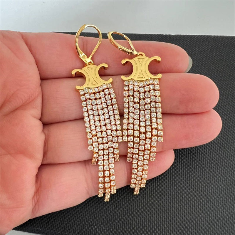 【小物】フリンジピアスアクセサリーG21638