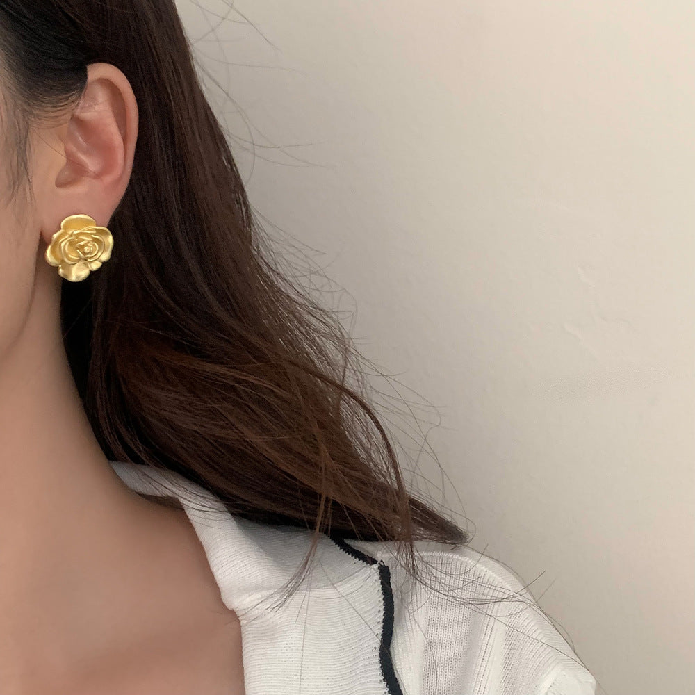 【小物】花柄ピアスアクセサリーF8070