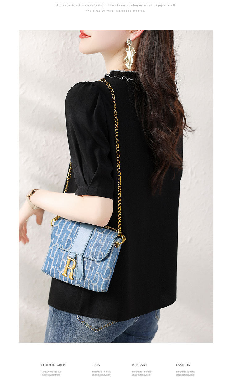 【tops】OL通勤タックネックブラウスG21934