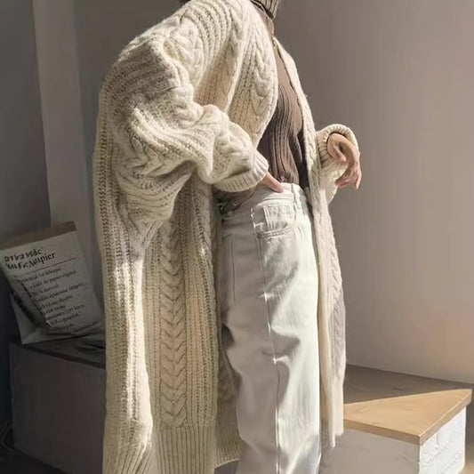 【outer】ゆったりニットカーディガンF8335