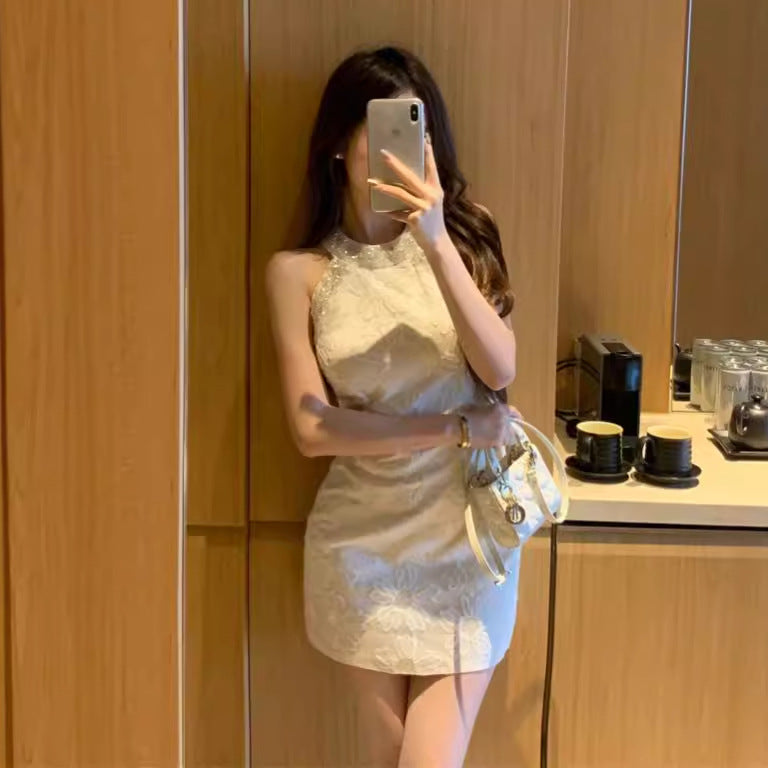【dress】ダイヤモンドホルターネックデートワンピースG21705