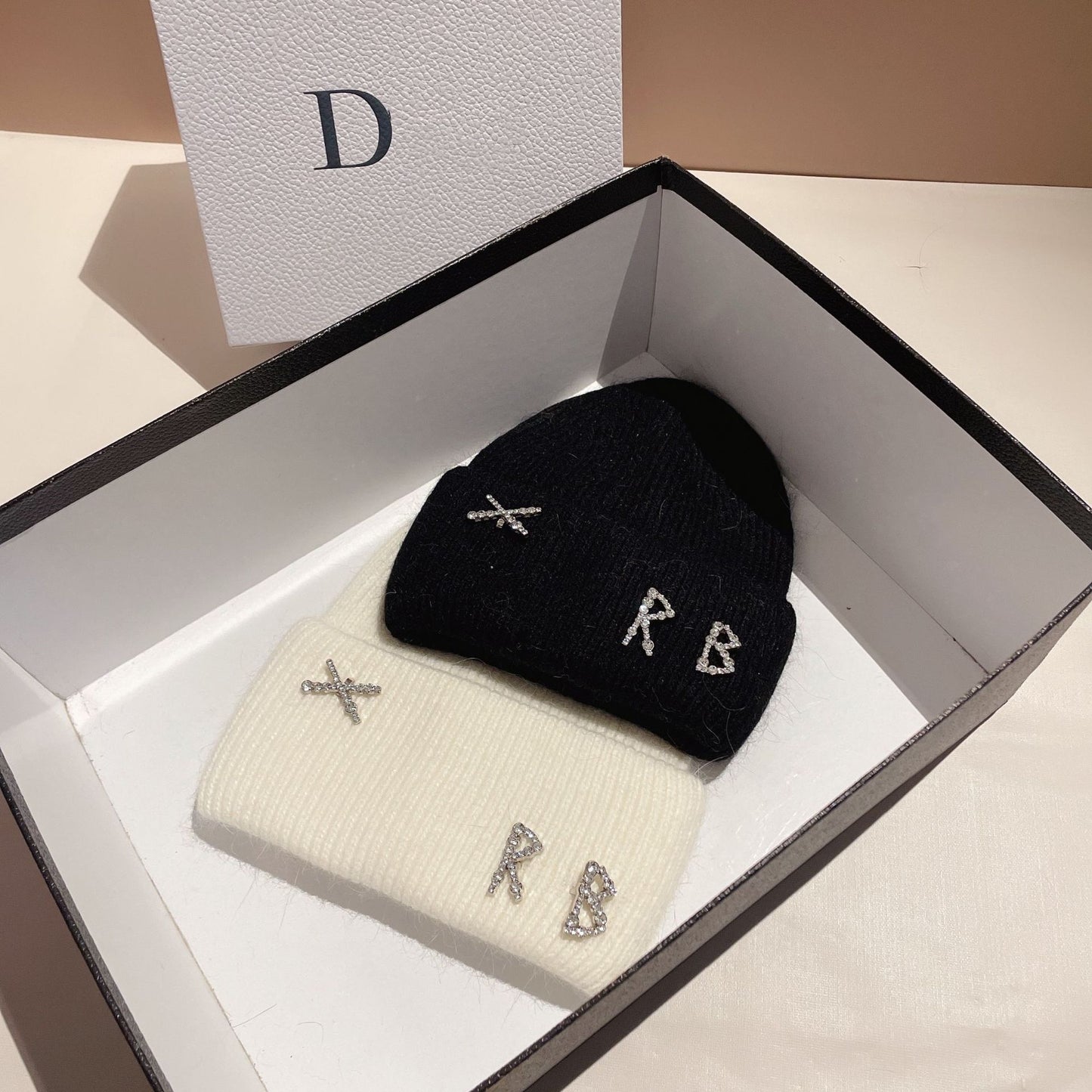 【小物】キラキラニット帽子F8440