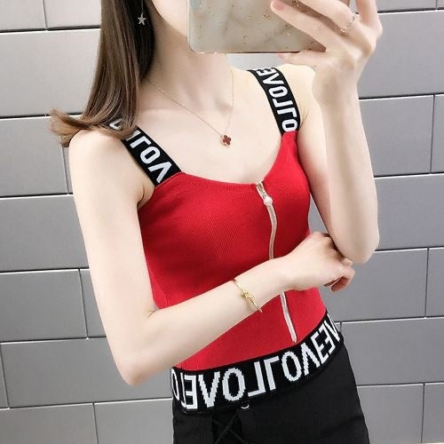 【tops】ニットキャミソールG22162