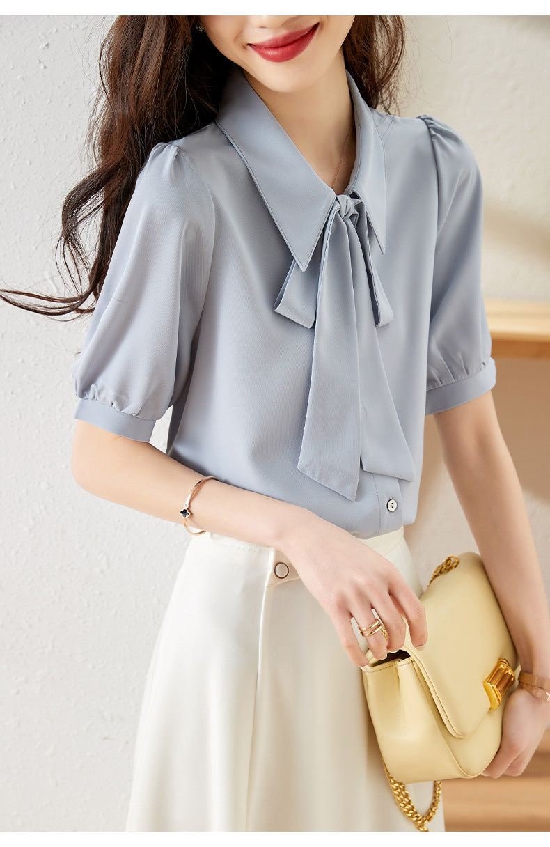 【tops】 シフォンブラウストップスG21929