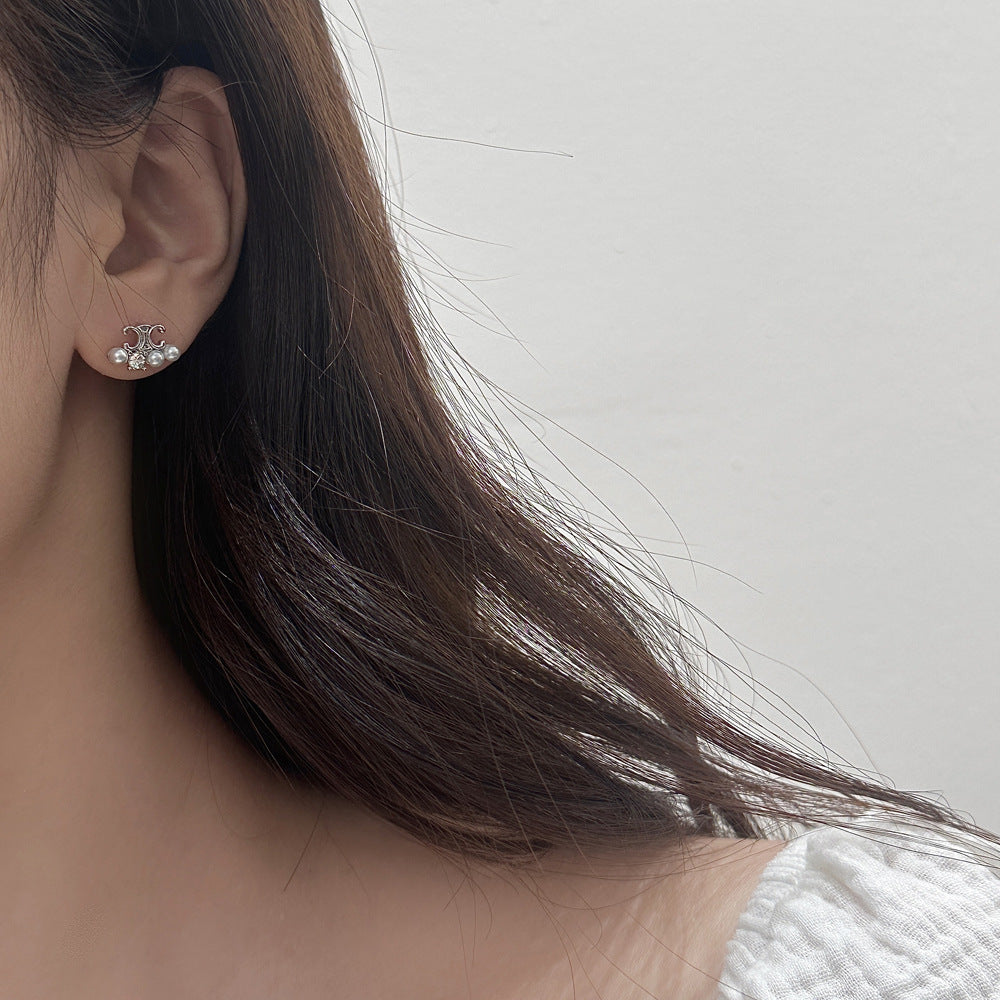 【小物】パールピアスアクセサリーF8069