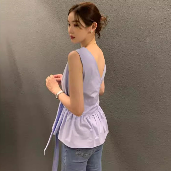 【tops】ノースリーブブラウスG22127