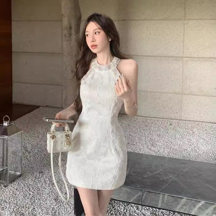 【dress】ダイヤモンドホルターネックデートワンピースG21705