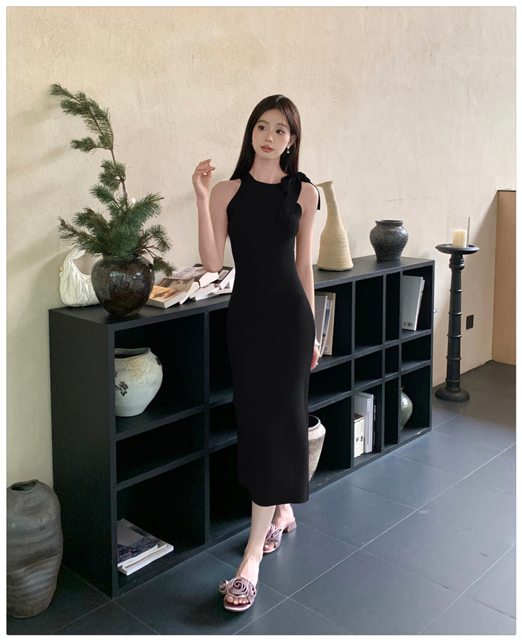 【dress】ノースリーブニットワンピースG22119