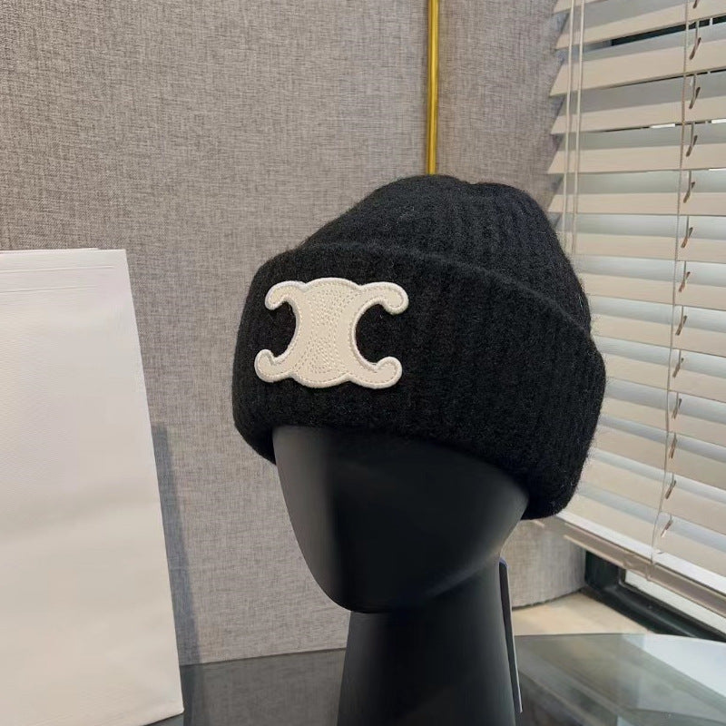 【小物】シンプルニット帽子F8439