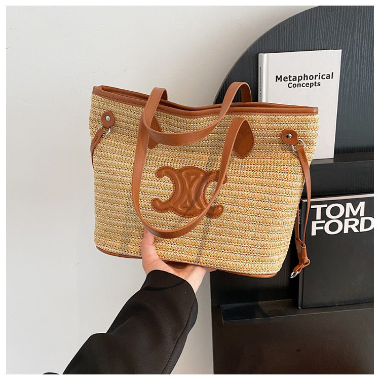 【小物】OL通勤大容量カゴバッグG21743