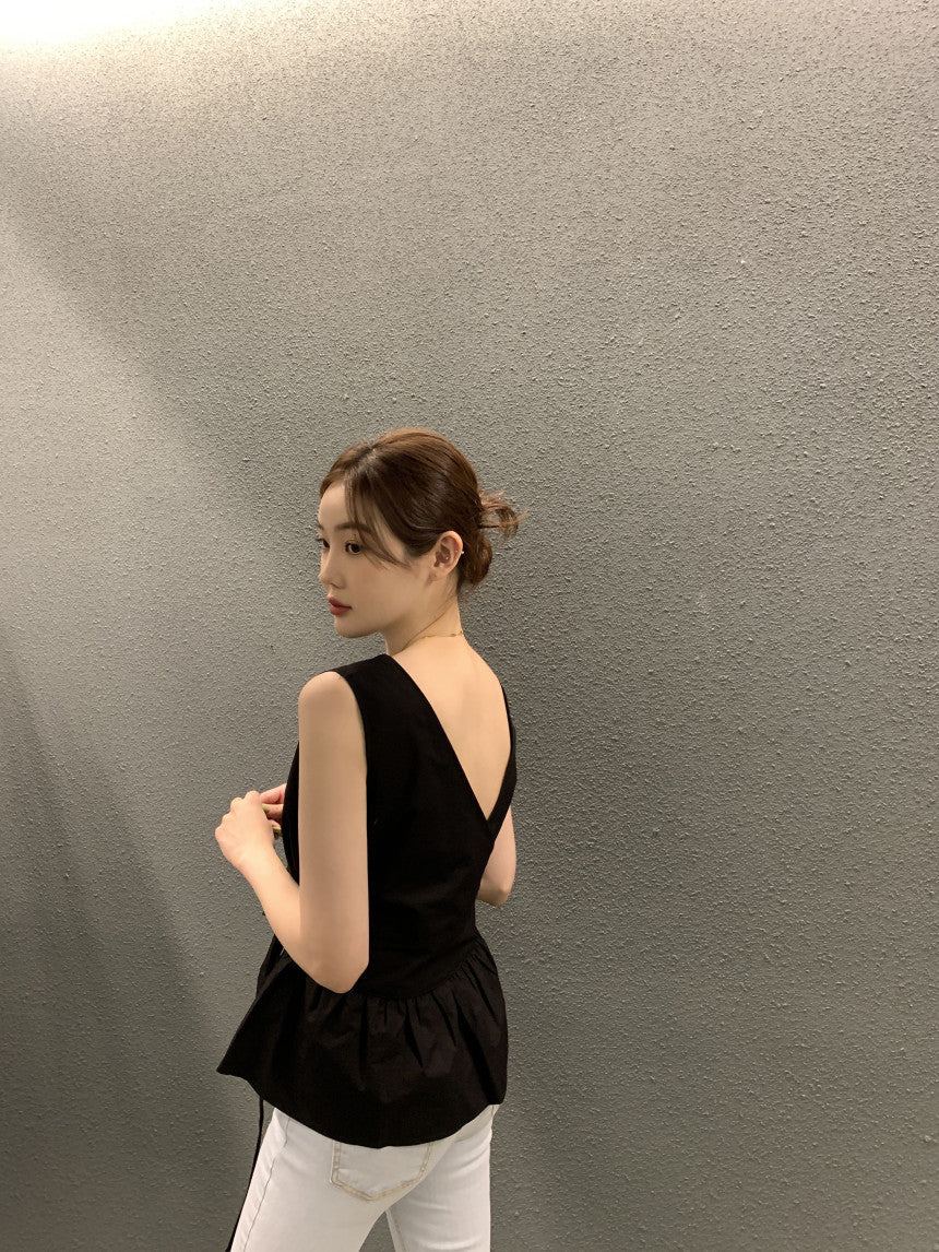 【tops】ノースリーブブラウスG22127