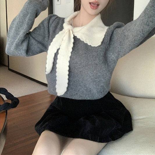 【tops】長袖ニットセーターG23098