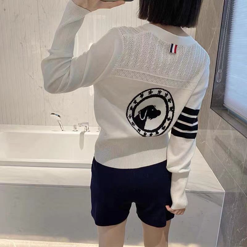 【outer】Vネック長袖ニットカーディガンG23517