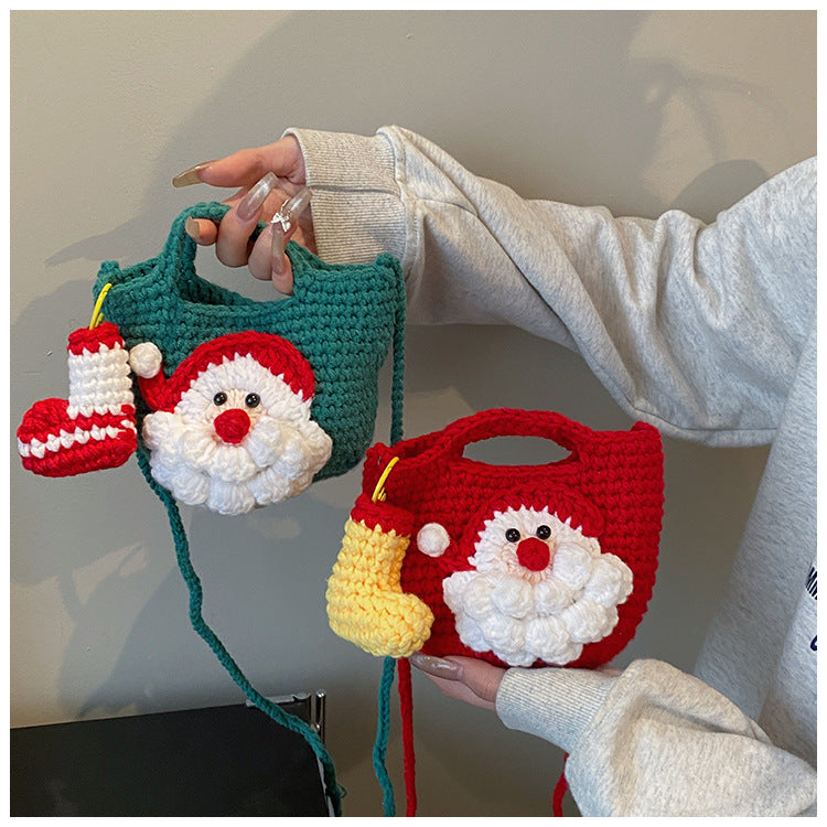 【小物】クリスマスメッセンジャーバッグF8459