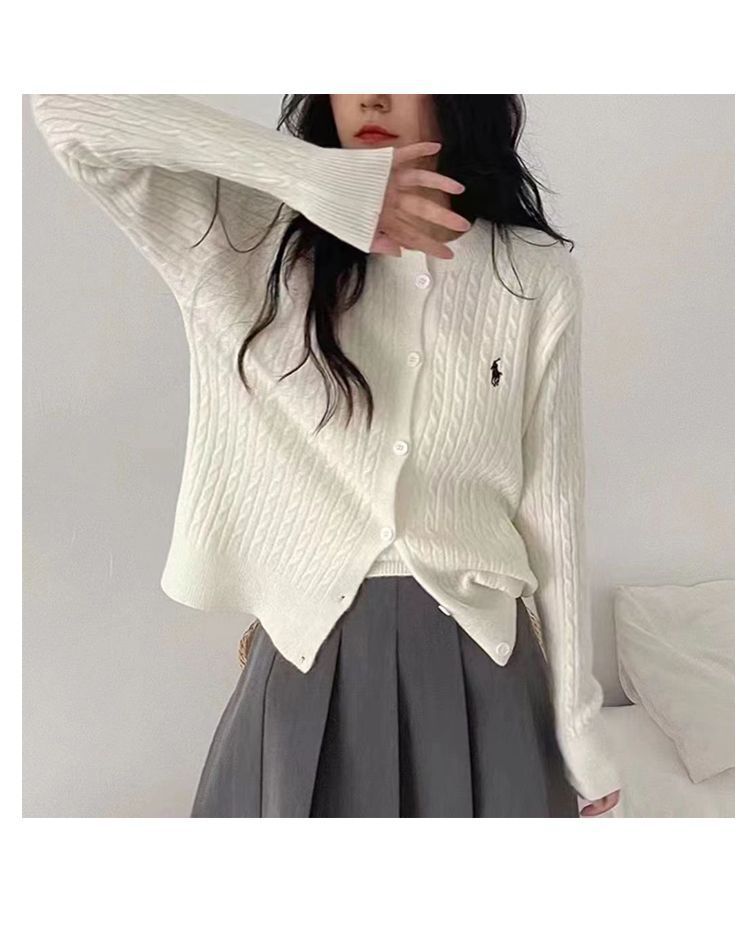 【outer】長袖ニットカーディガンF8217