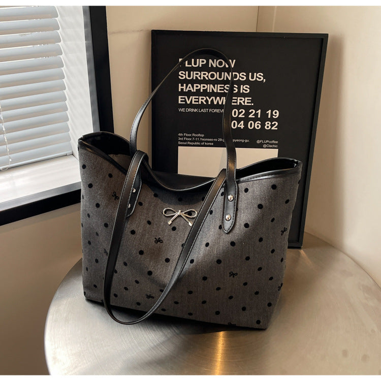 【小物】ボウタイ大容量バッグF8076