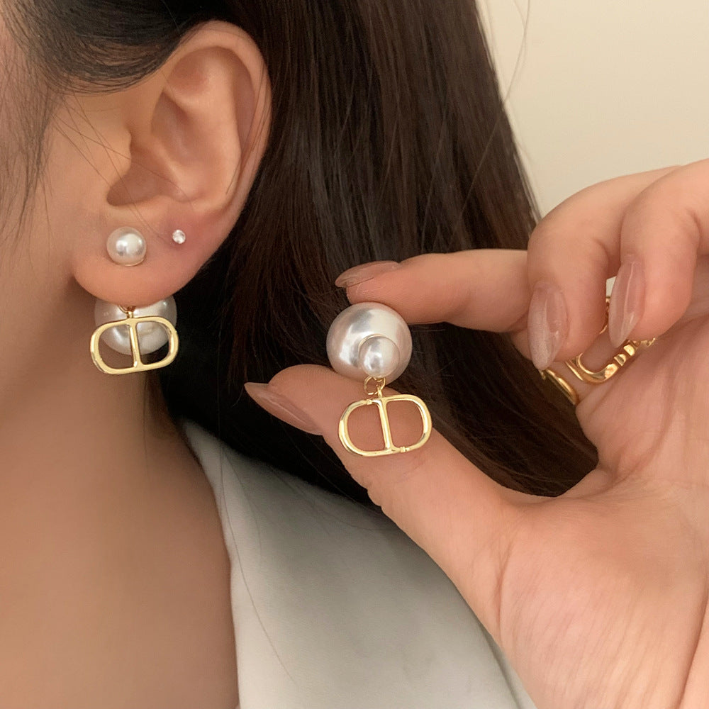 【小物】パールピアス+ネックレスジュエリーセットF8072