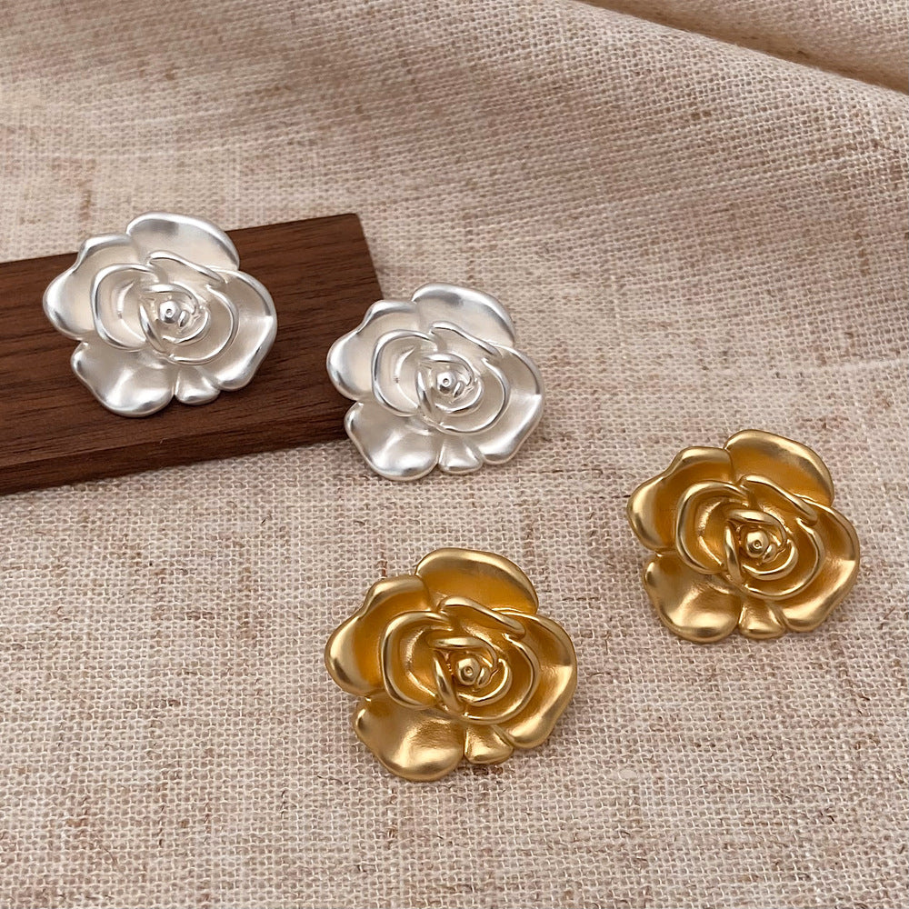 【小物】花柄ピアスアクセサリーF8070