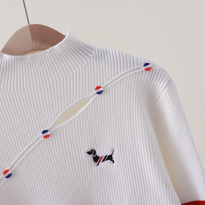 【tops】長袖ニットセーターG23547