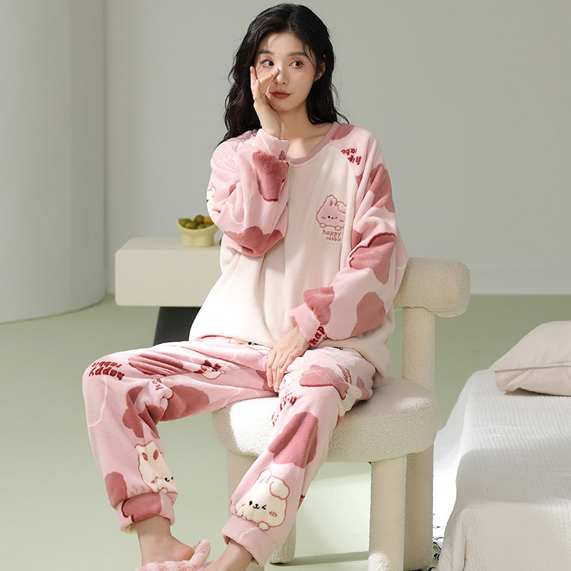 【ホーム・生活】カップルパジャマ上下セットルームウェアF8424