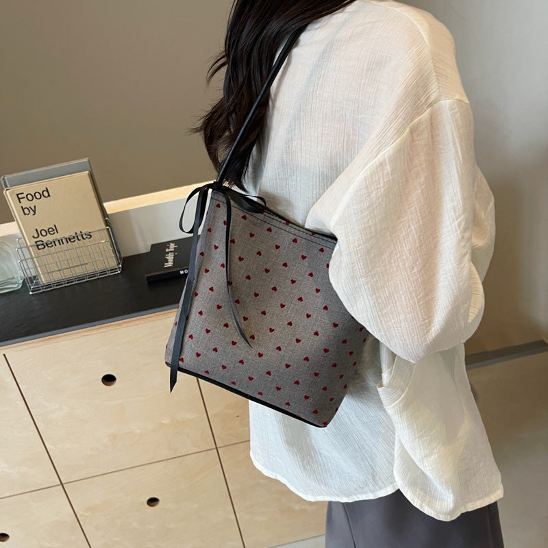 【小物】ボウタイバケツ型バッグF8077