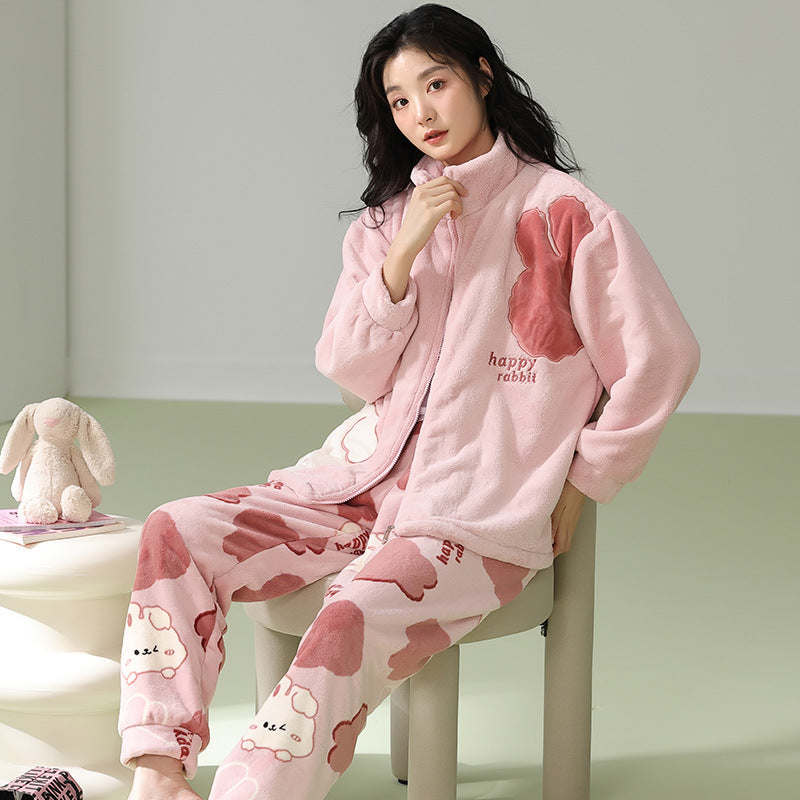 【ホーム・生活】カップルパジャマ上下セットルームウェアF8426