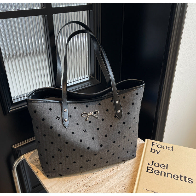 【小物】ボウタイ大容量バッグF8076