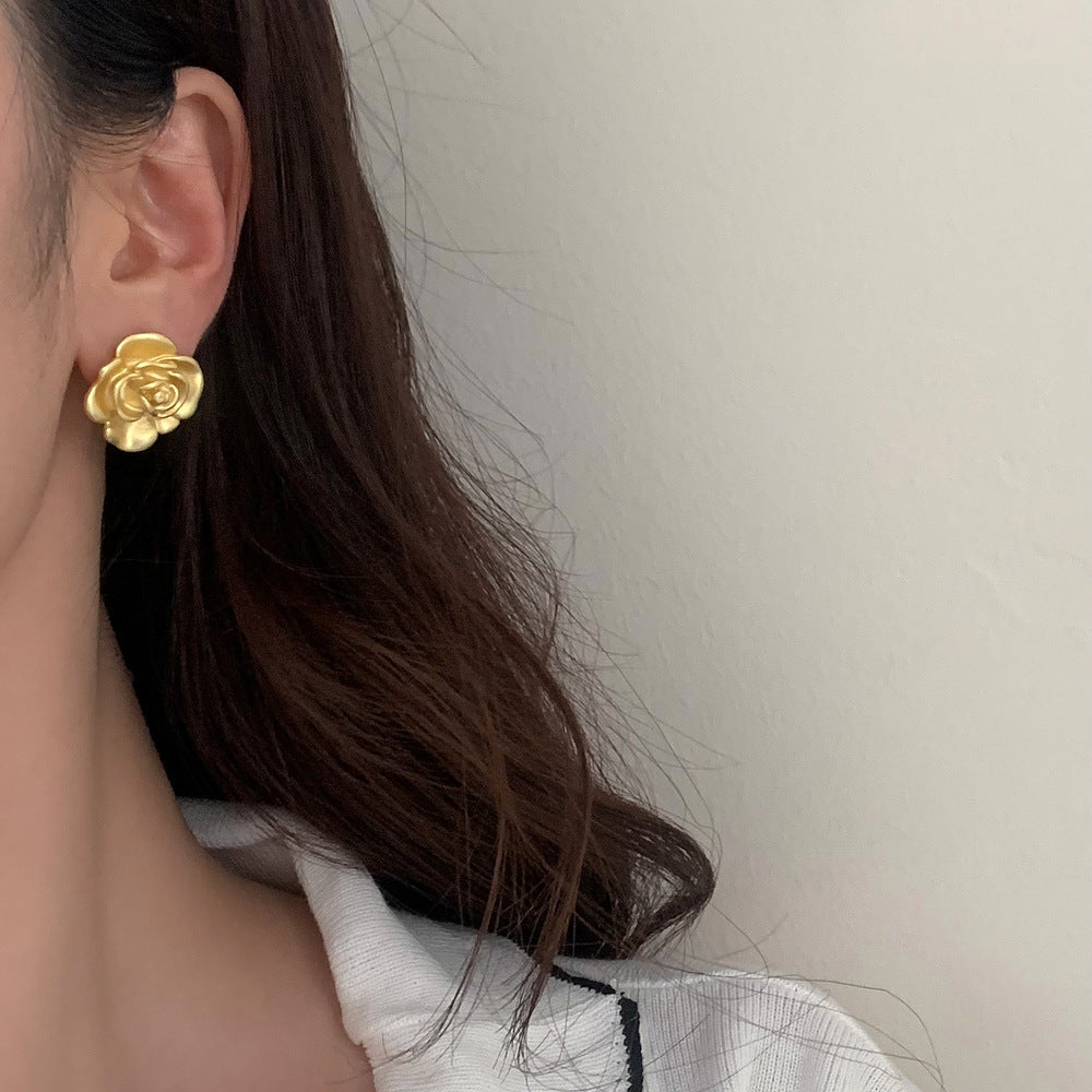 【小物】花柄ピアスアクセサリーF8070