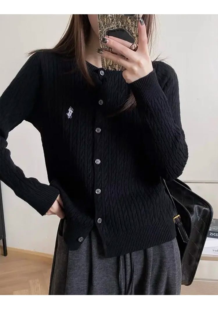 【outer】長袖ニットカーディガンF8217