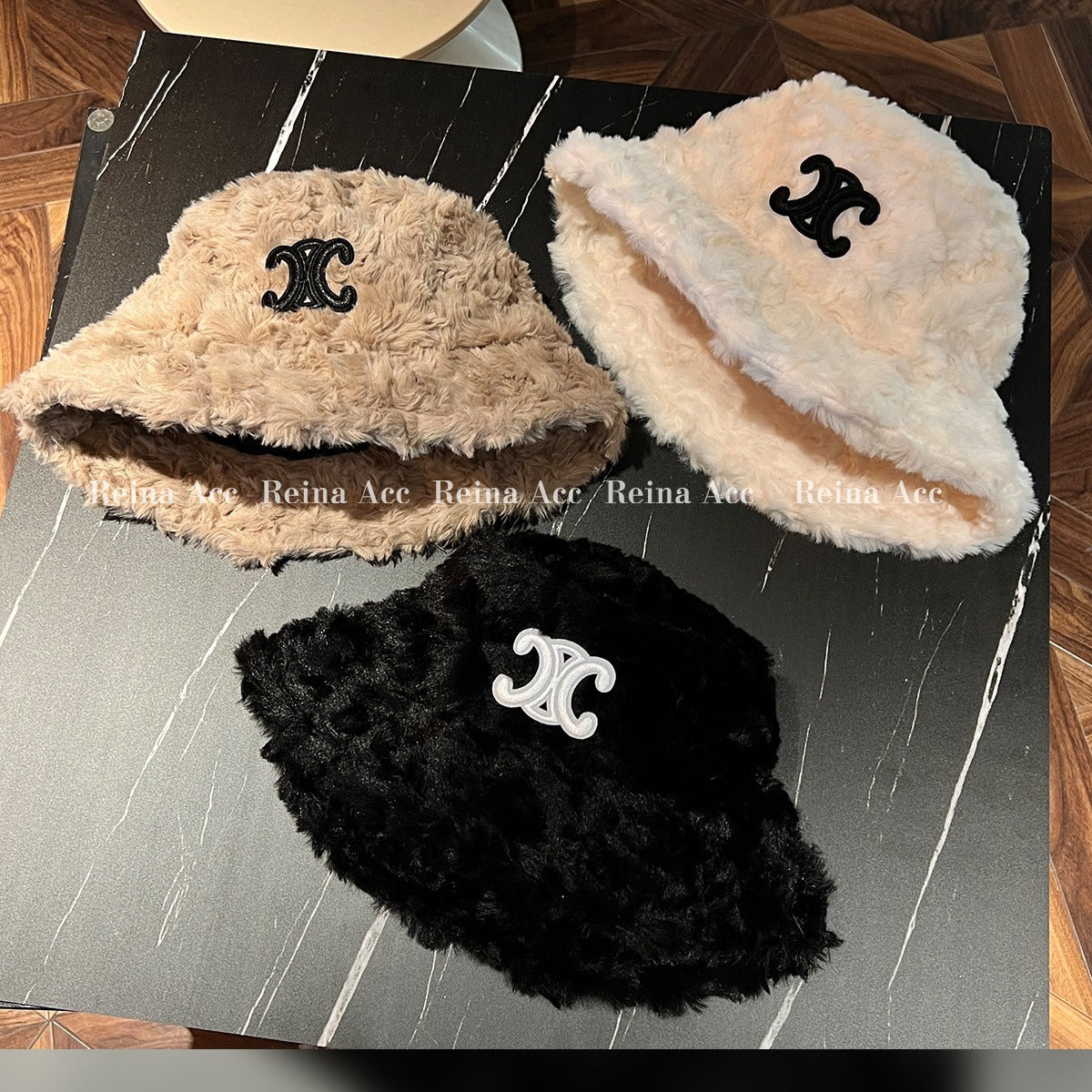 【小物】3色サファリハットF8394