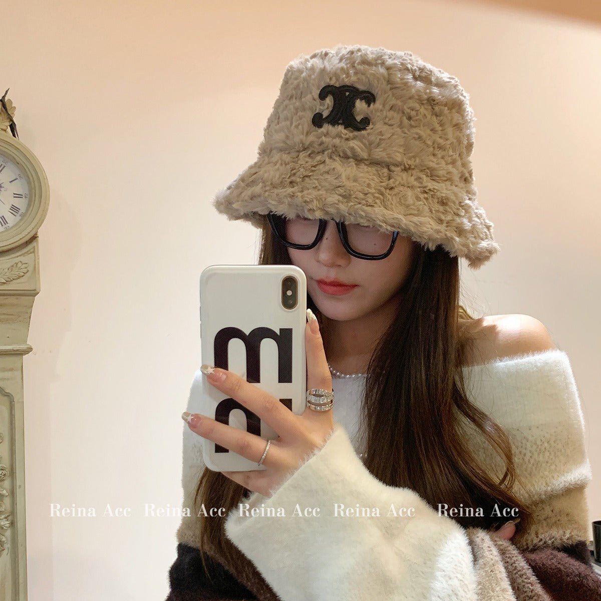 【小物】3色サファリハットF8394