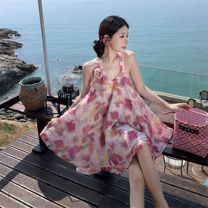 【dress】ホルターネックデートワンピースG22243