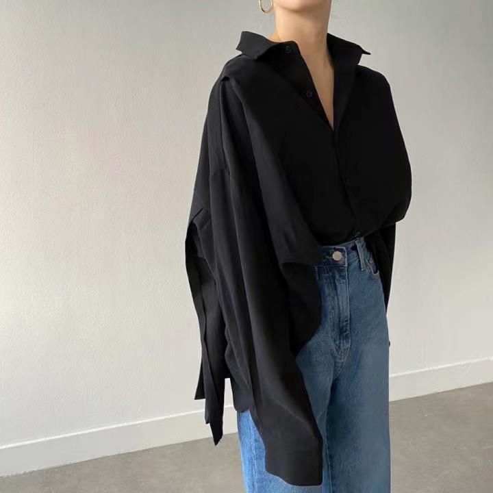 【tops】ラペルギャザーブラウスF8376