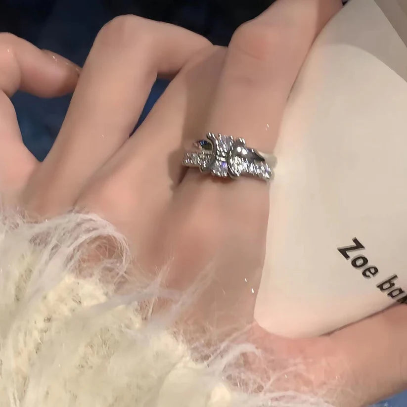 【小物】2点セット指輪アクセサリーF8410