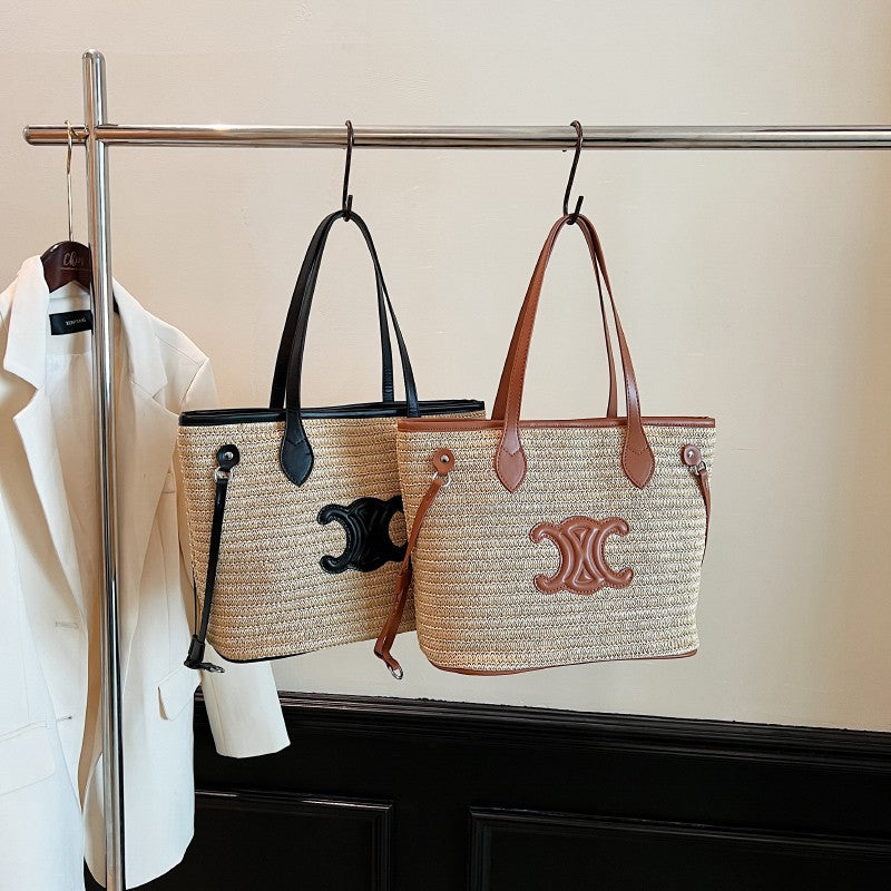 【小物】OL通勤大容量カゴバッグG21743