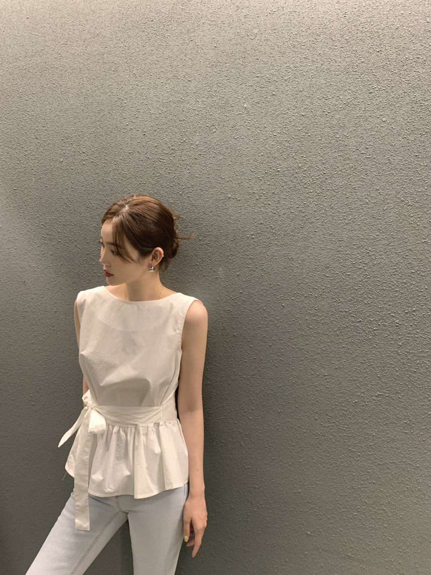 【tops】ノースリーブブラウスG22127