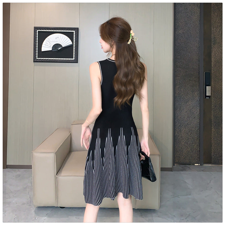 【dress】ノースリーブニットワンピースG21839