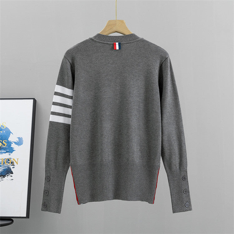 【outer】7色VネックニットカーディガンF8011