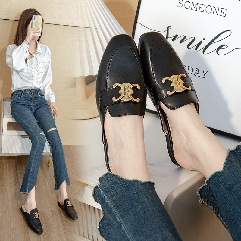 【shoes】3色履きやすいフラットシューズF7581