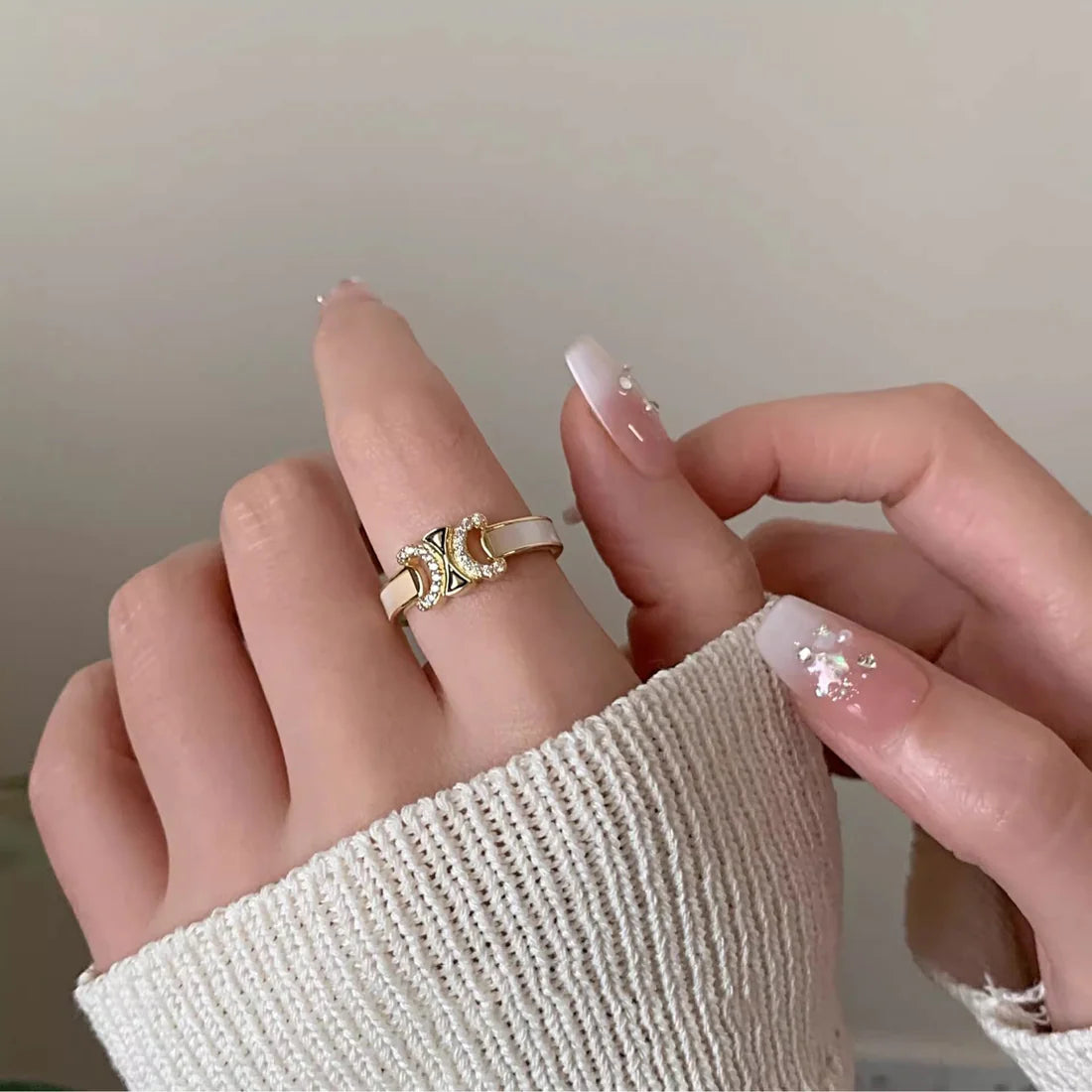 【小物】キラキラおしゃれ指輪アクセサリーG21659